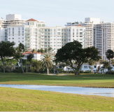 Image of buildings and adjacent water bodies